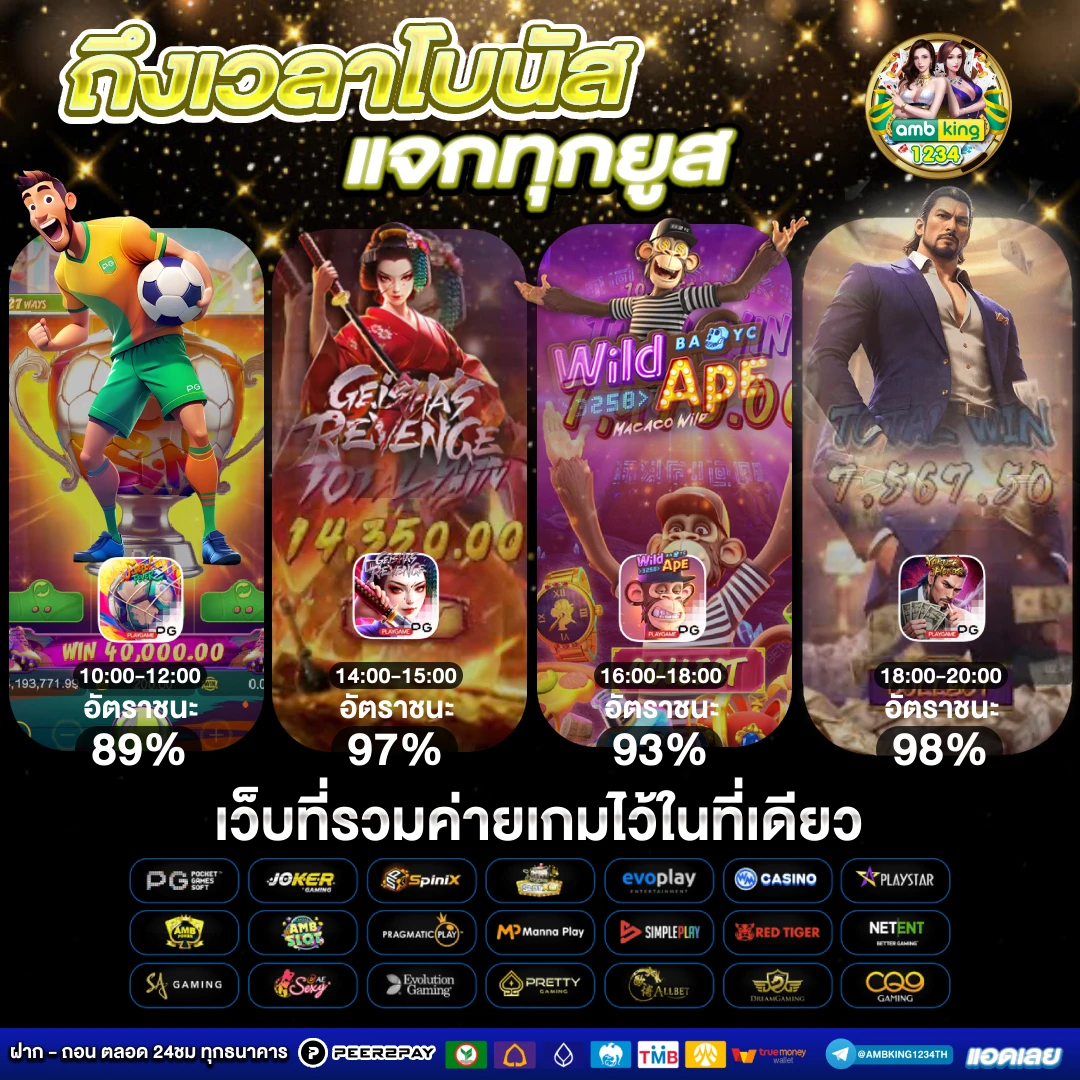 รวมค่าย สล็อต เติมผ่าน วอ เลท - แบนเนอร์โปรโมชั่น